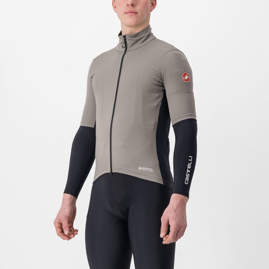 Castelli PERFETTO RoS 2 WIND メンズ ジャケット グレー | 682730-PAW