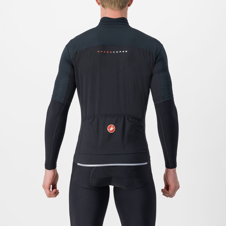 Castelli PERFETTO RoS 2 WIND メンズ ジャケット 黒 | 876432-LPF