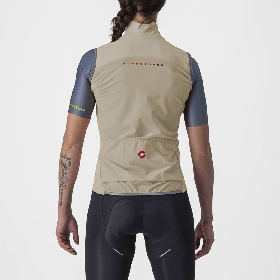 Castelli PERFETTO RoS 2 W レディース ベスト グレー | 261548-FCG