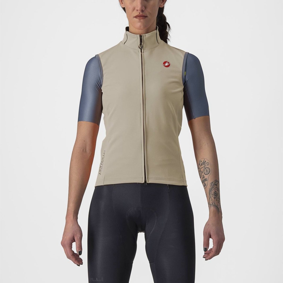 Castelli PERFETTO RoS 2 W レディース ベスト グレー | 261548-FCG