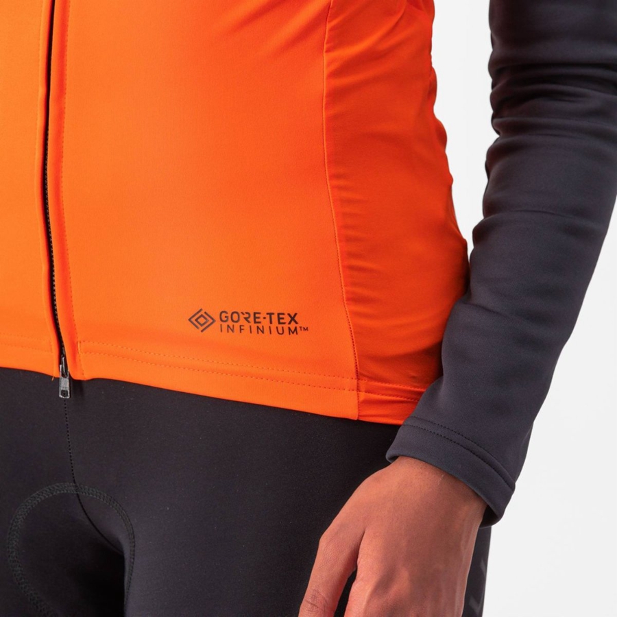 Castelli PERFETTO RoS 2 W レディース ベスト 赤 オレンジ | 913476-DYN