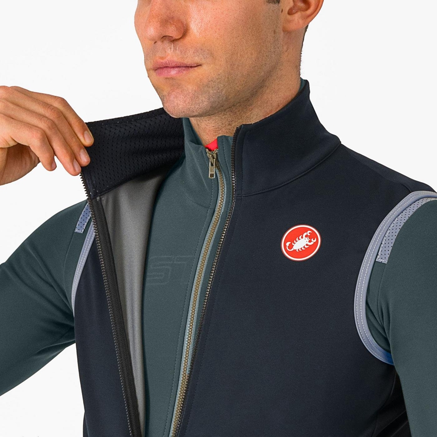 Castelli PERFETTO RoS 2 メンズ ベスト 黒 | 648153-BZK