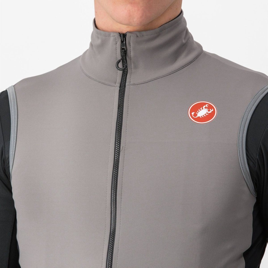 Castelli PERFETTO RoS 2 メンズ ベスト グレー | 910386-OYT