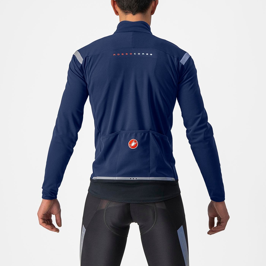 Castelli PERFETTO RoS 2 メンズ ジャケット 青 シルバー | 256873-BHW