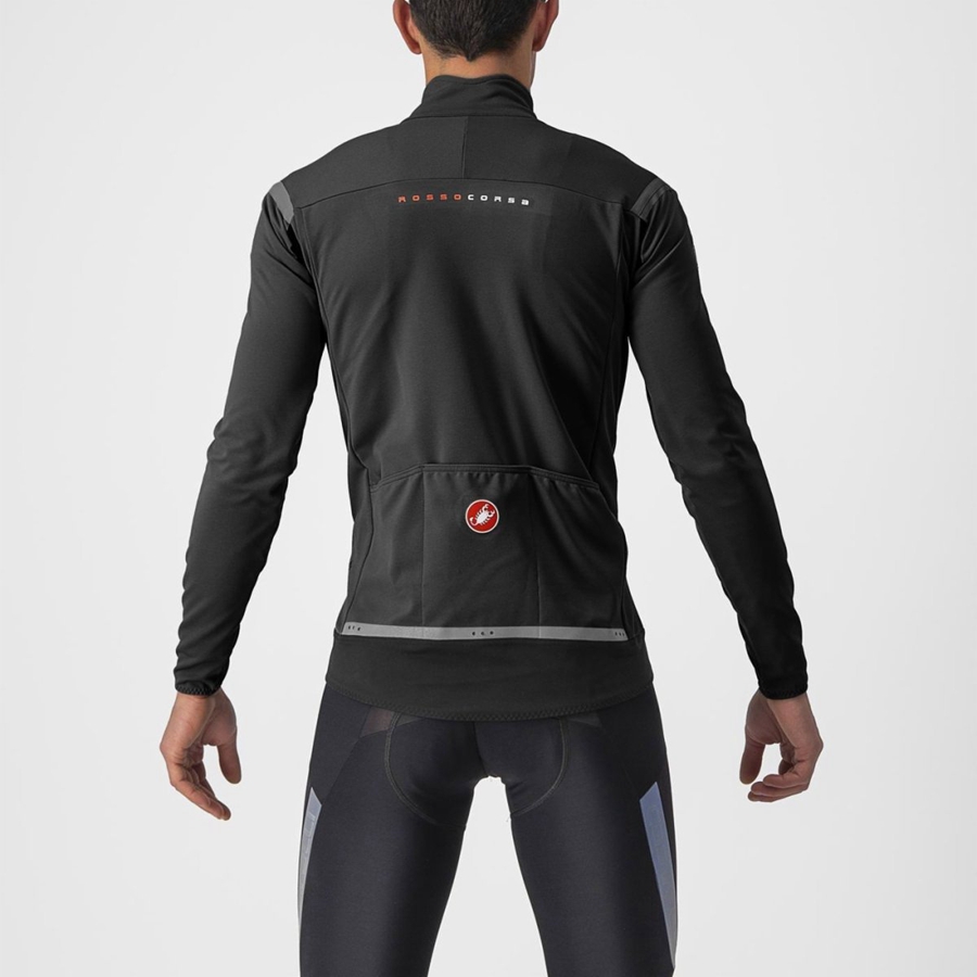 Castelli PERFETTO RoS 2 メンズ ジャケット 黒 黒 | 491830-JPL