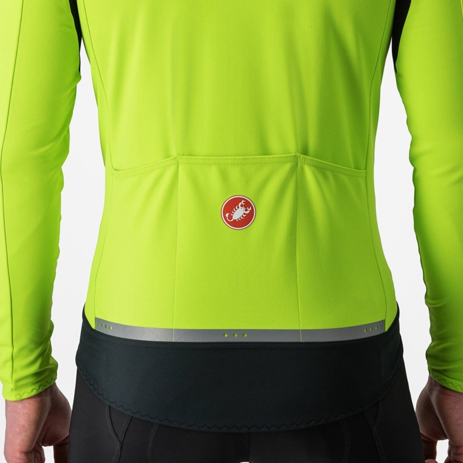 Castelli PERFETTO RoS 2 メンズ ジャケット ライト緑 暗グレー | 745086-VNX