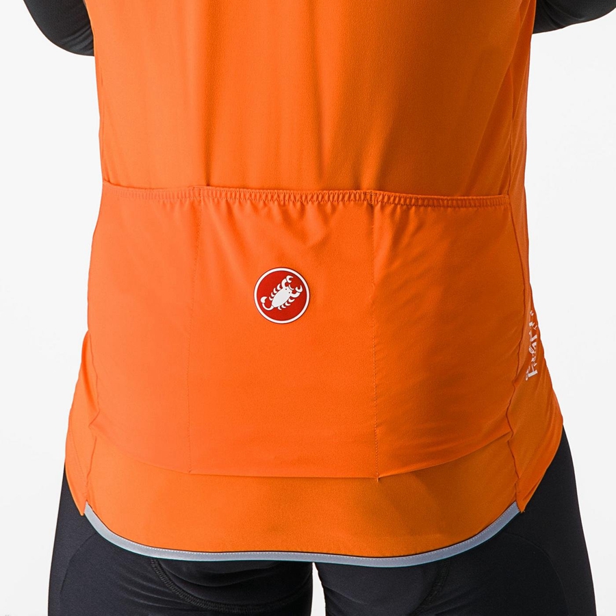 Castelli PERFETTO RoS 2 メンズ ベスト 赤 オレンジ | 763291-HNU