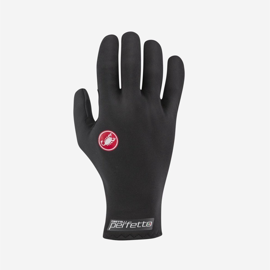 Castelli PERFETTO RoS メンズ グローブ 黒 | 192078-HTK