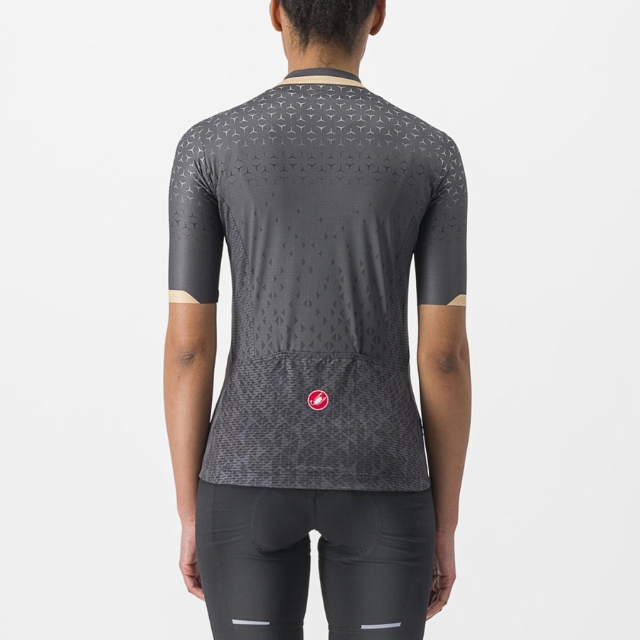 Castelli PEZZI レディース ユニフォーム 暗グレー | 487203-BMO