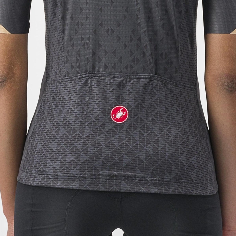 Castelli PEZZI レディース ユニフォーム 暗グレー | 487203-BMO