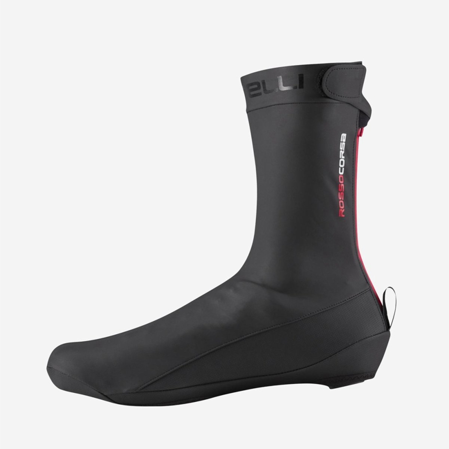 Castelli PIOGGIA 4 メンズ シューズカバー 黒 | 78UPDSHTG