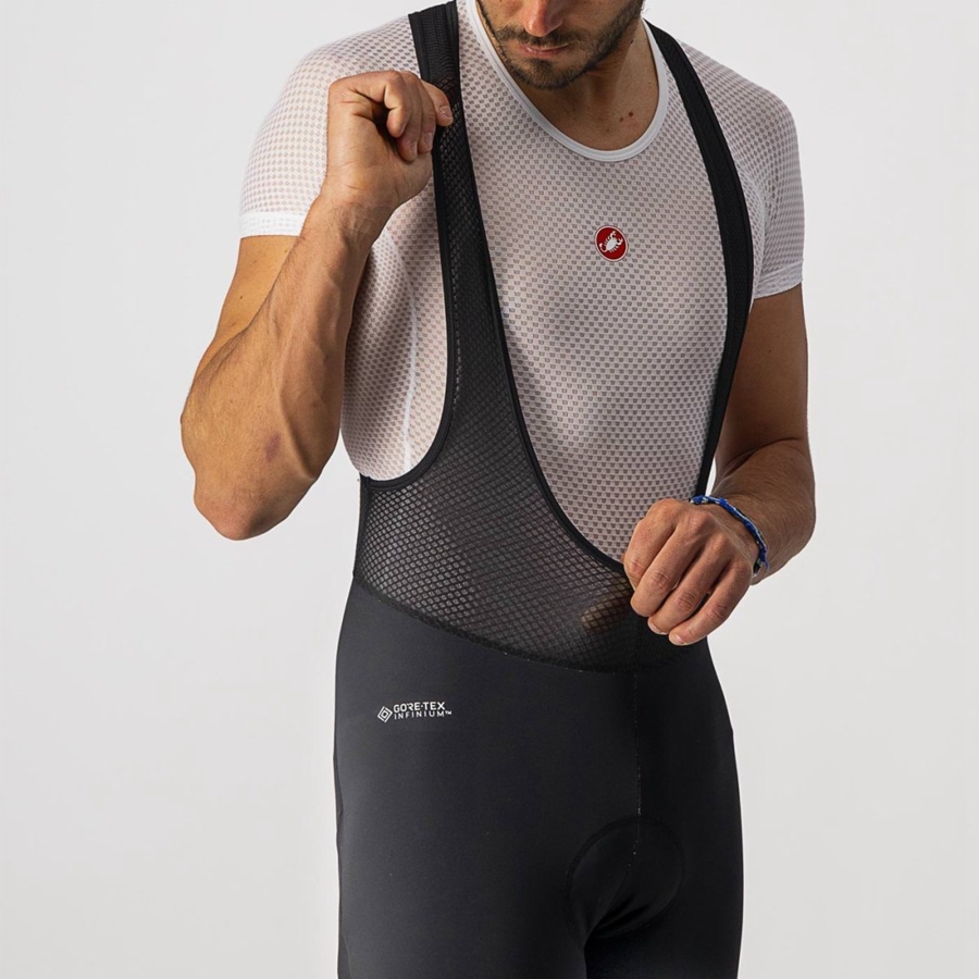 Castelli POLARE 3 メンズ ビブタイツ 黒 | 837154-KPD