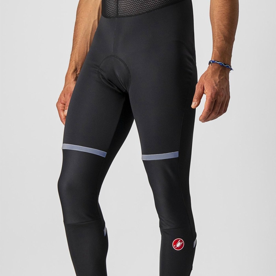 Castelli POLARE 3 メンズ ビブタイツ 黒 | 837154-KPD