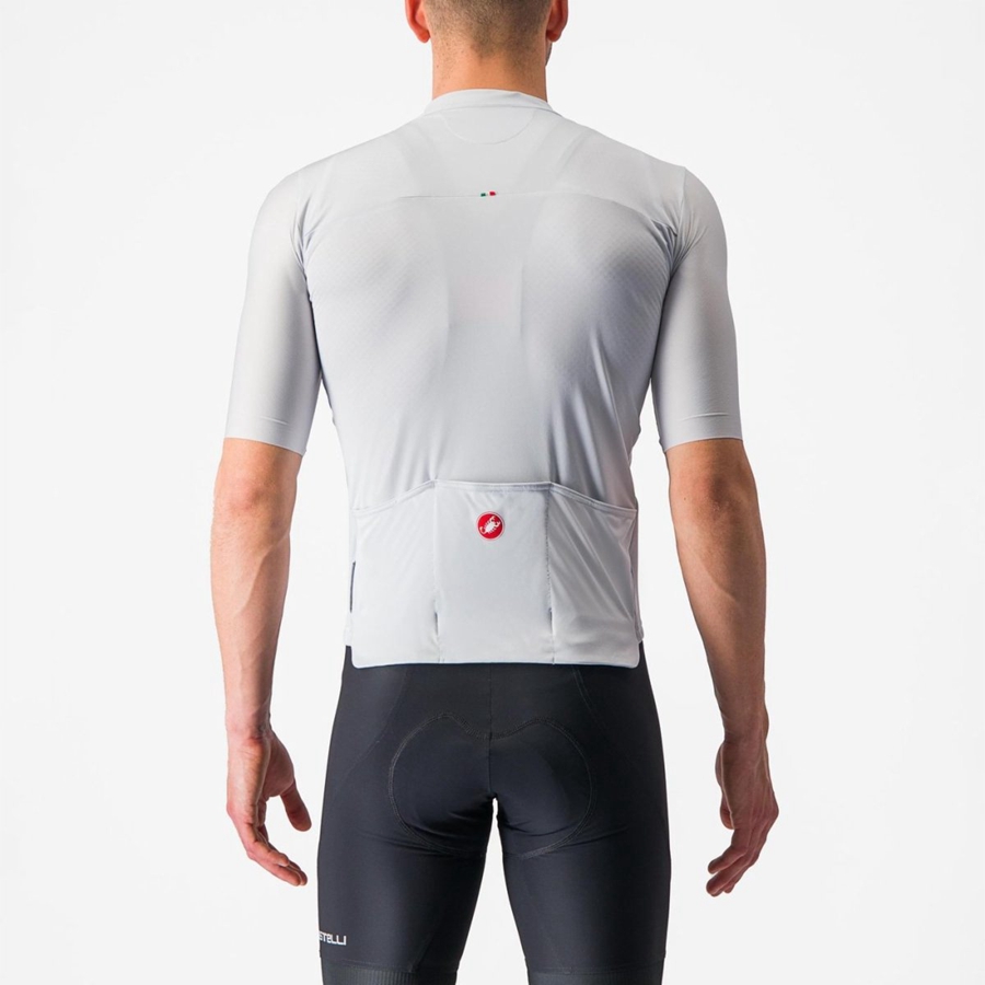 Castelli PROLOGO 7 メンズ ユニフォーム シルバー グレー 緑 | 491087-BYH