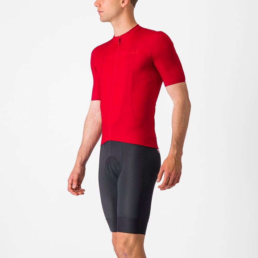 Castelli PROLOGO LITE メンズ ユニフォーム 赤 | 793820-LIM