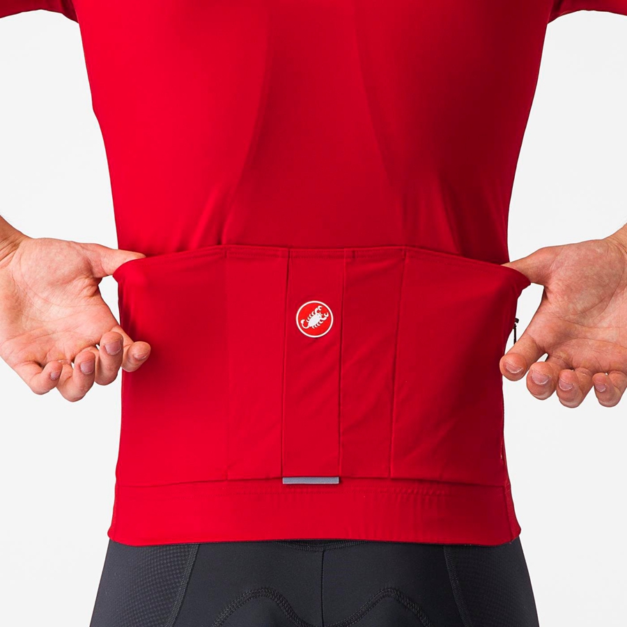 Castelli PROLOGO LITE メンズ ユニフォーム 赤 | 793820-LIM