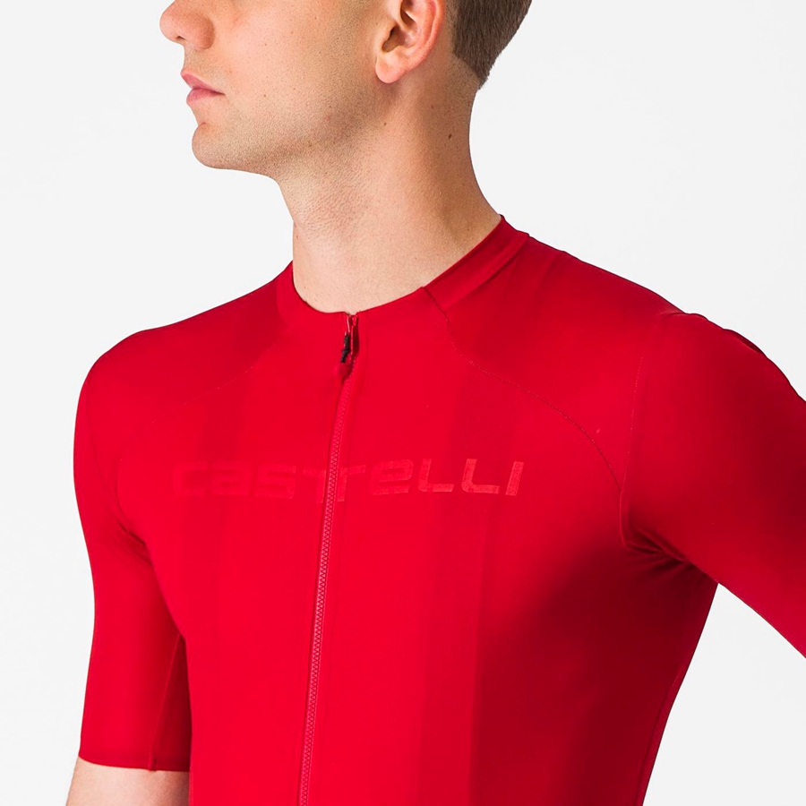 Castelli PROLOGO LITE メンズ ユニフォーム 赤 | 793820-LIM