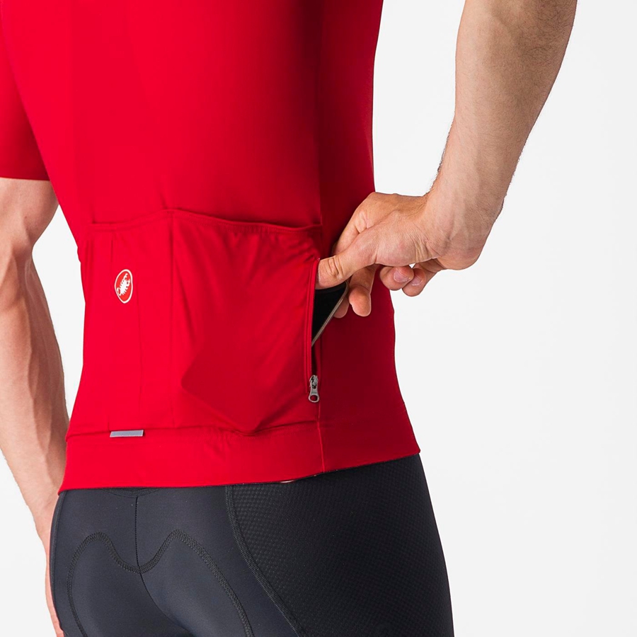 Castelli PROLOGO LITE メンズ ユニフォーム 赤 | 793820-LIM