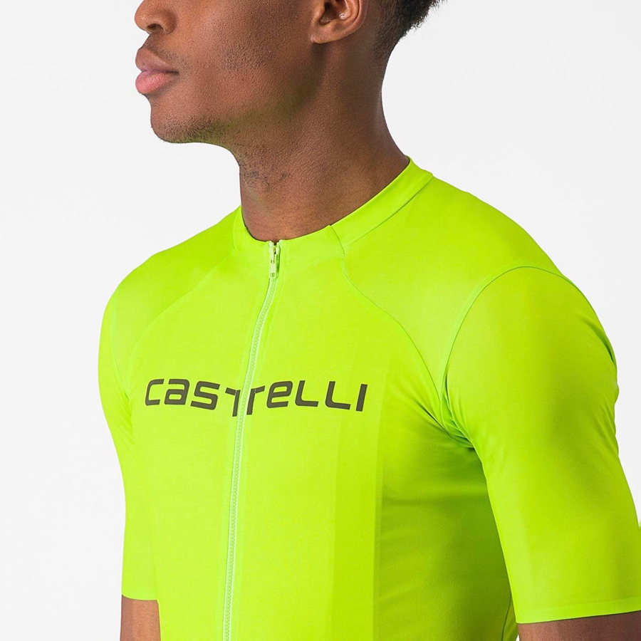 Castelli PROLOGO LITE メンズ ユニフォーム ライト緑 深い緑 | 241075-NIB