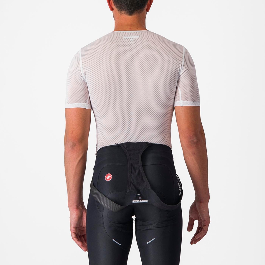 Castelli PRO MESH 2.0 SHORT SLEEVE メンズ ベースレイヤー 白 | 829750-MBP