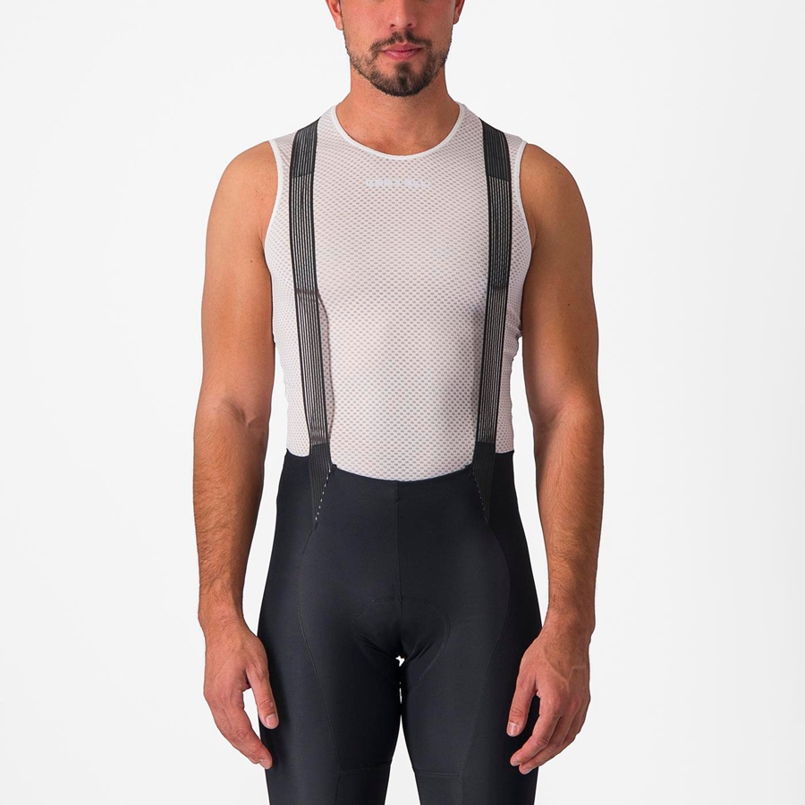 Castelli PRO MESH 2.0 SLEEVELESS メンズ ベースレイヤー 白 | 046732-ABQ