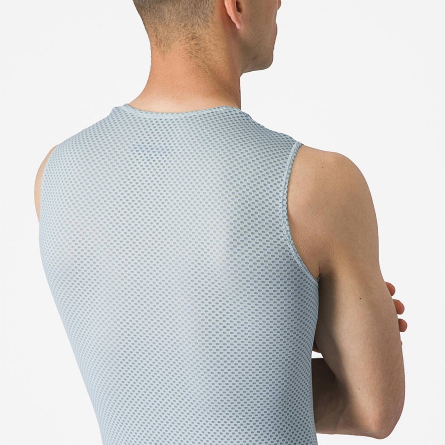 Castelli PRO MESH 2.0 SLEEVELESS メンズ ベースレイヤー 青 | 567842-AGN