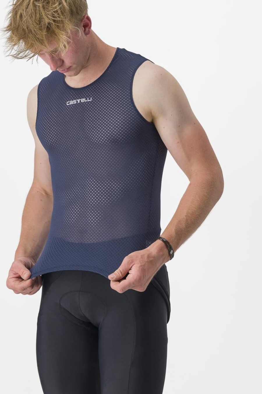 Castelli PRO MESH 2.0 SLEEVELESS メンズ ベースレイヤー 青 | 629154-RMV