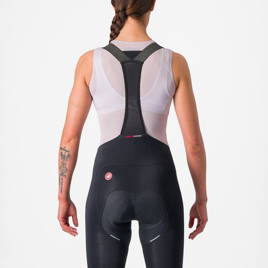 Castelli PRO MESH W SLEEVELESS レディース ベースレイヤー 紫 白 | 261789-UMN