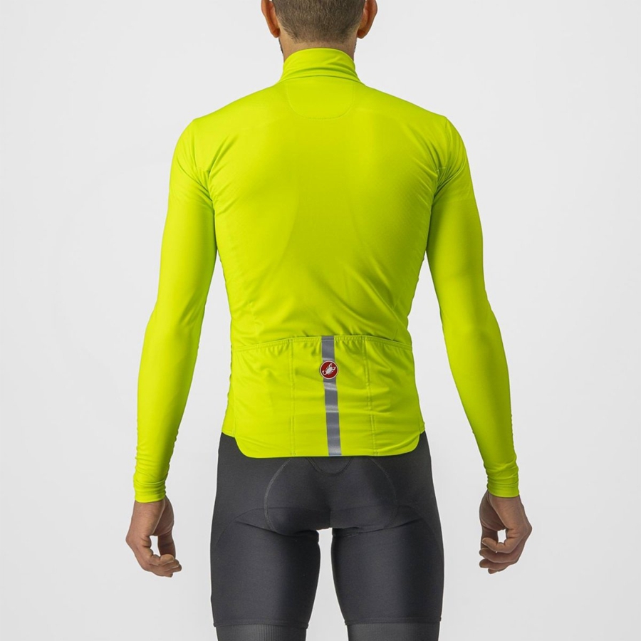 Castelli PRO THERMAL MID LS メンズ ユニフォーム ライト緑 | 643190-YLE