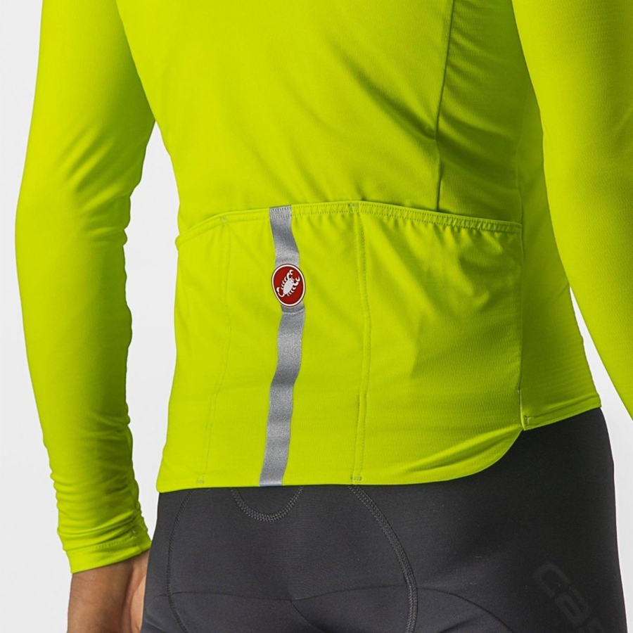 Castelli PRO THERMAL MID LS メンズ ユニフォーム ライト緑 | 643190-YLE