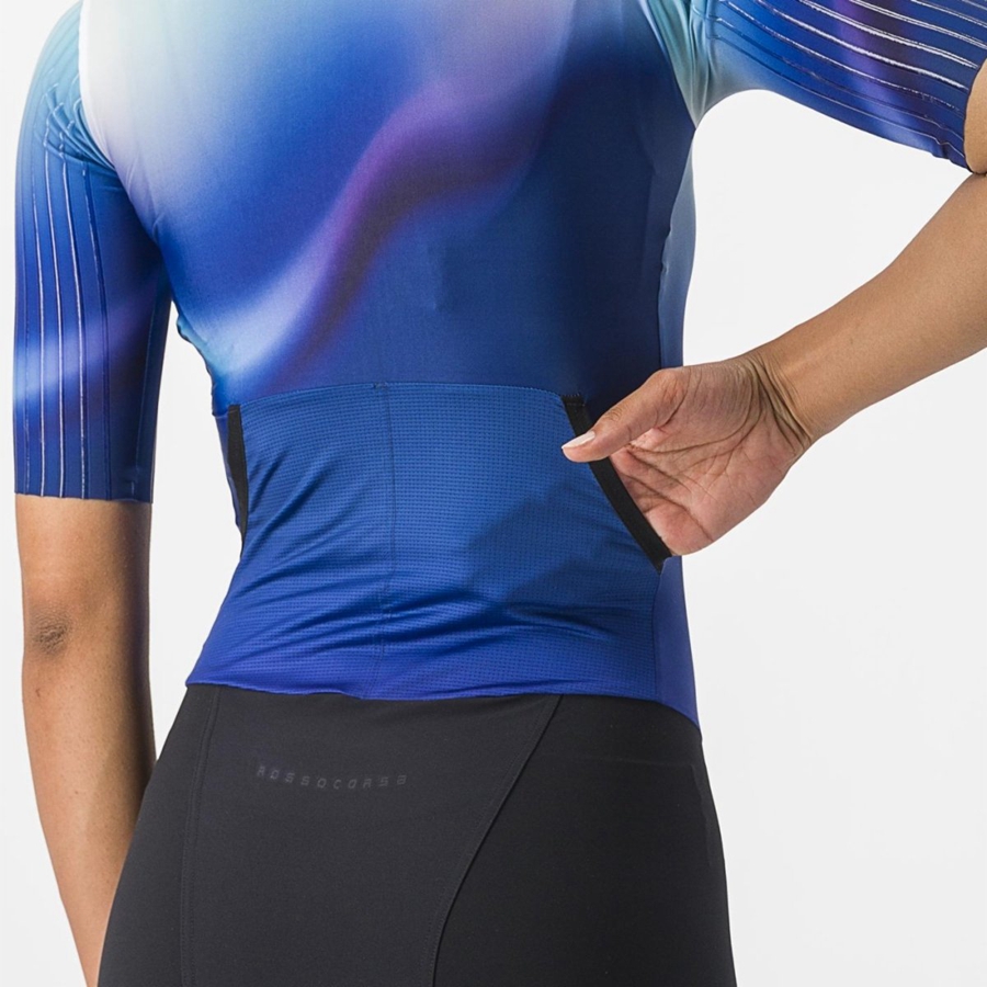 Castelli PR 2 W レディース スピードスーツ 紫 | 216493-GYQ