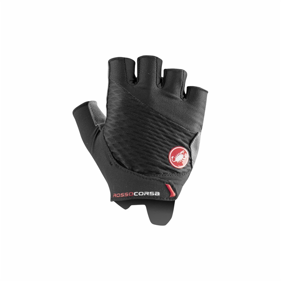 Castelli ROSSO CORSA 2 W レディース グローブ 黒 | 204671-ZAM