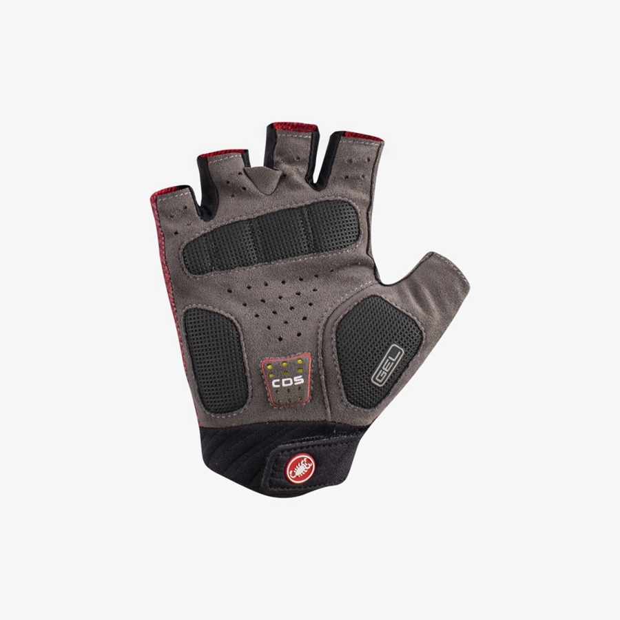 Castelli ROUBAIX GEL 2 レディース グローブ 赤 | 674215-FMQ