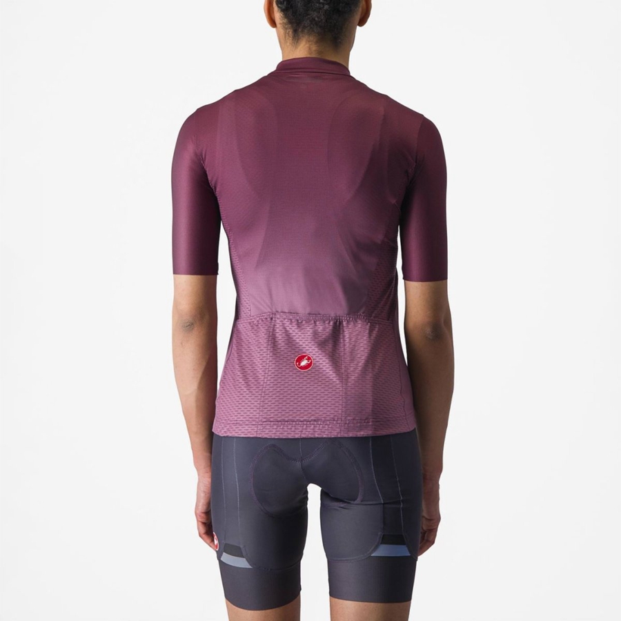 Castelli SALITA レディース ユニフォーム 深いボルドー 深い紫 | 952683-JYX