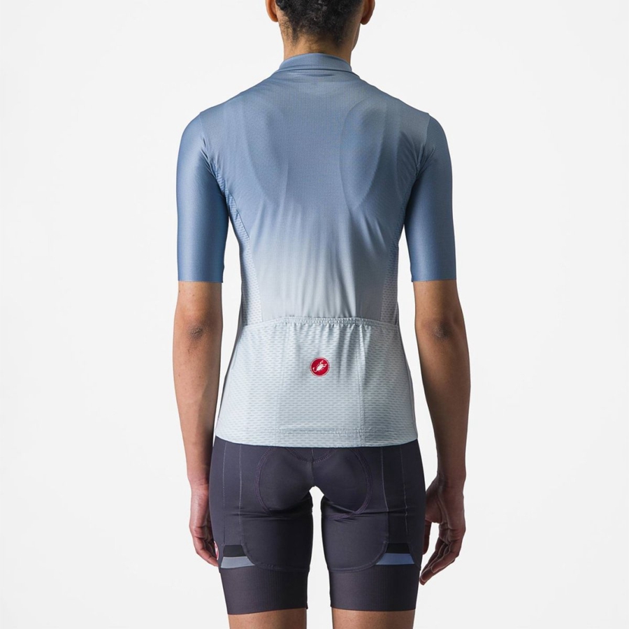 Castelli SALITA レディース ユニフォーム グレー 青 青 | 257801-XWO