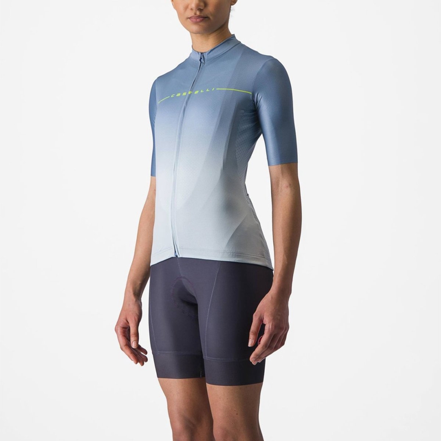 Castelli SALITA レディース ユニフォーム グレー 青 青 | 257801-XWO