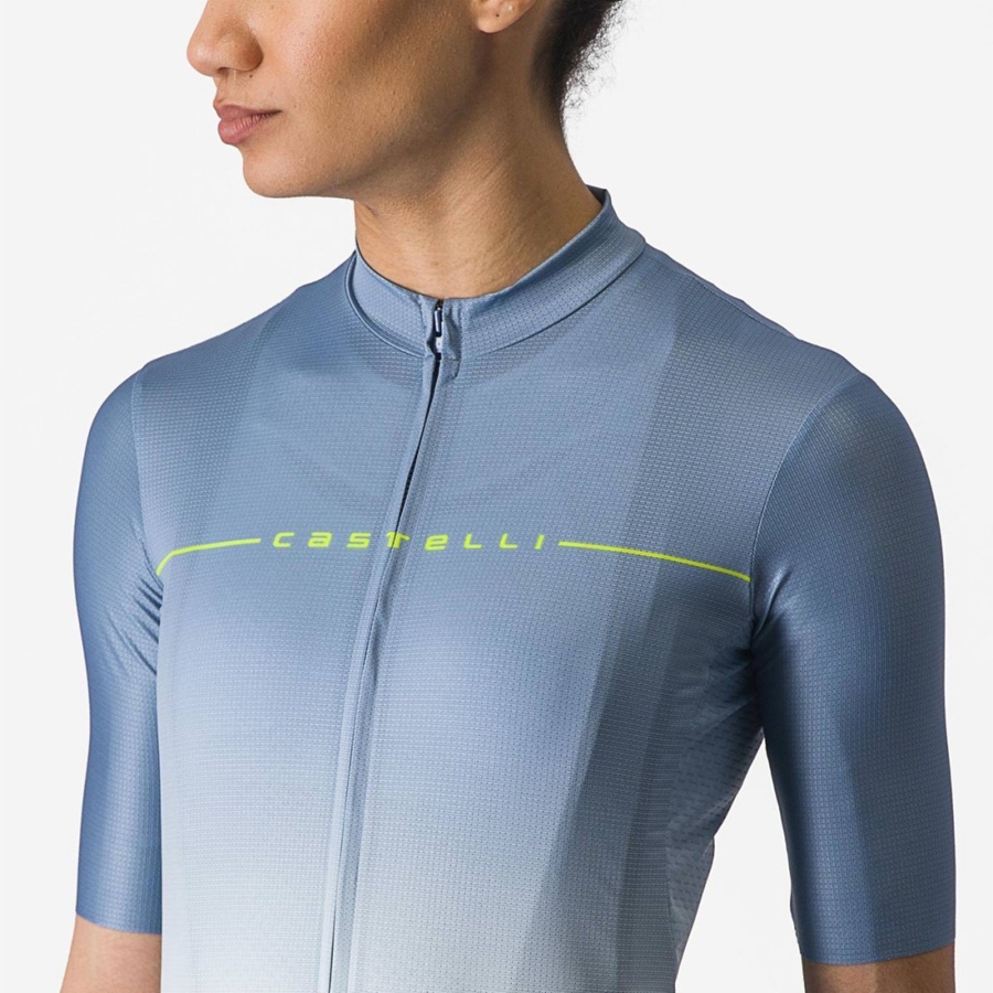 Castelli SALITA レディース ユニフォーム グレー 青 青 | 257801-XWO