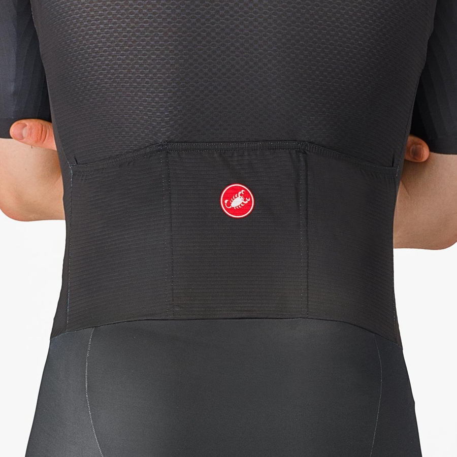 Castelli SANREMO BTW メンズ スピードスーツ 黒 | 356704-SNQ