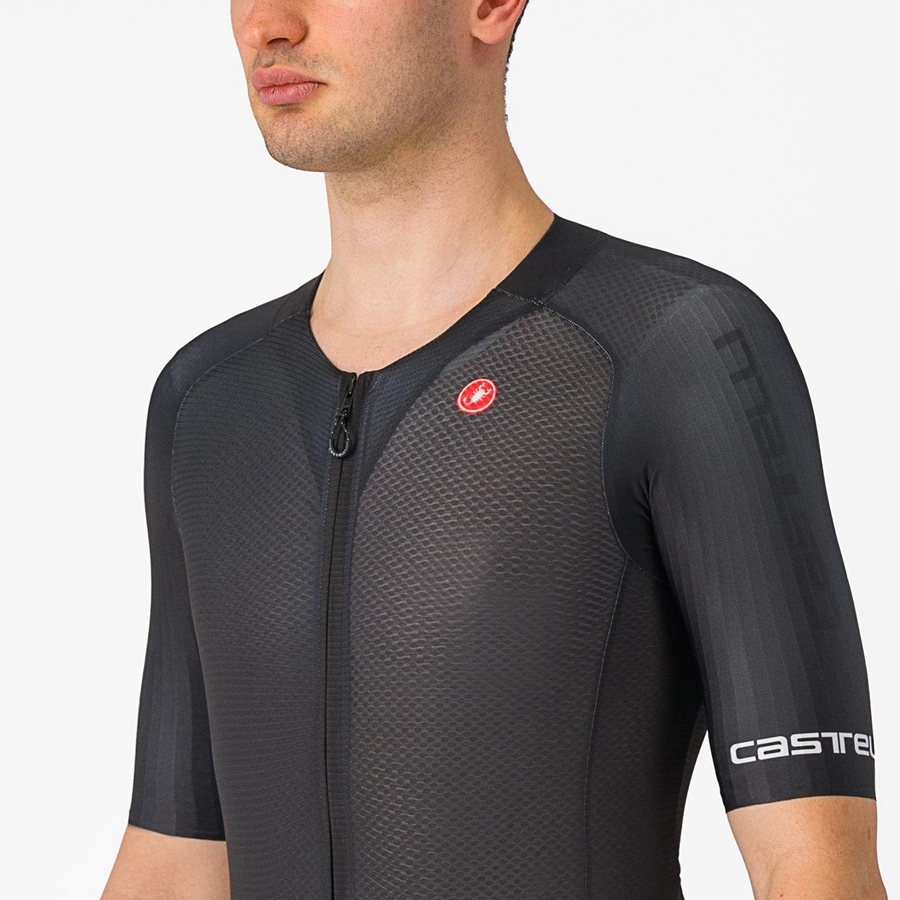 Castelli SANREMO BTW メンズ スピードスーツ 黒 | 356704-SNQ