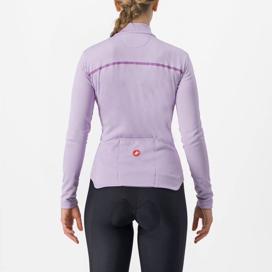 Castelli SINERGIA 2 FZ レディース ユニフォーム 紫 紫 | 824651-NYO