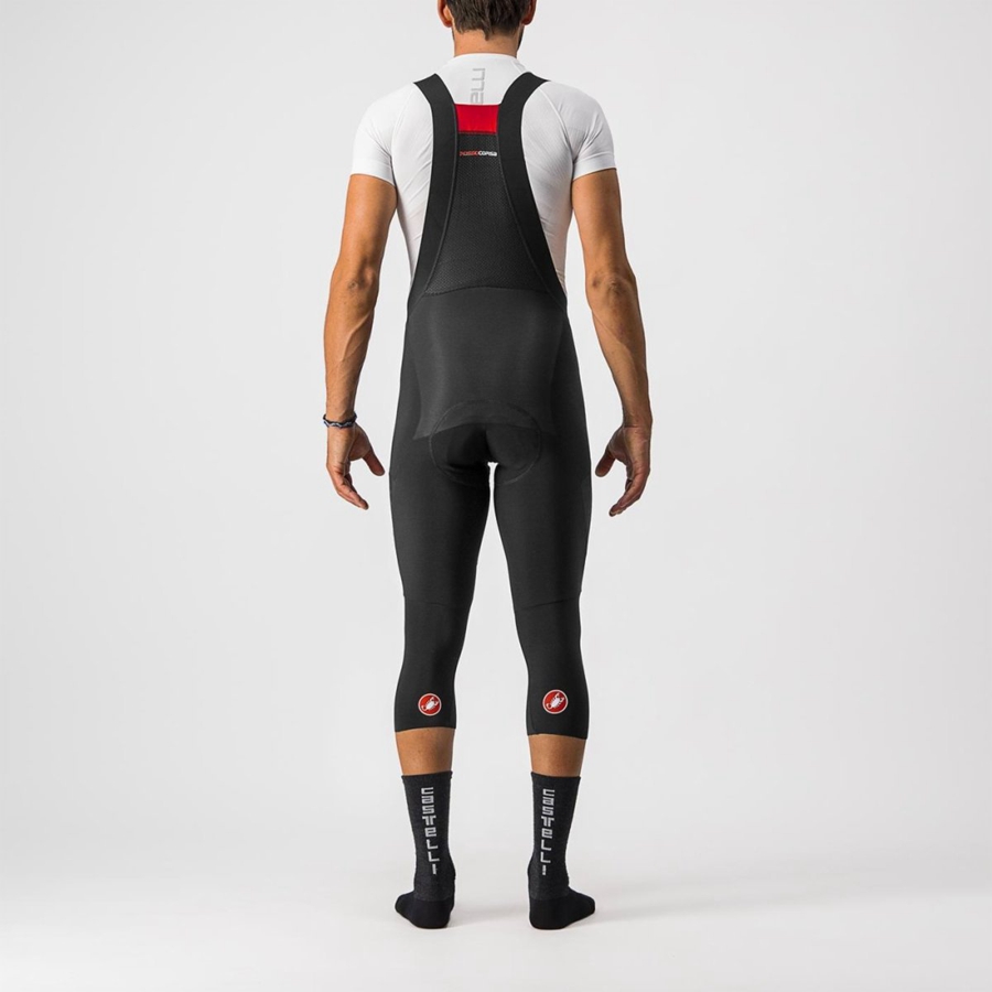 Castelli SORPASSO RoS BIB KNICKER メンズ レギンス 黒 | 023461-ULB