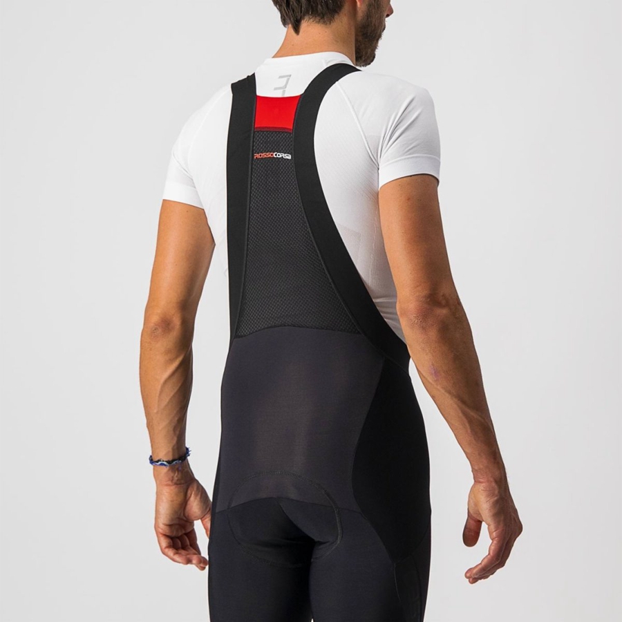 Castelli SORPASSO RoS BIB KNICKER メンズ レギンス 黒 | 023461-ULB