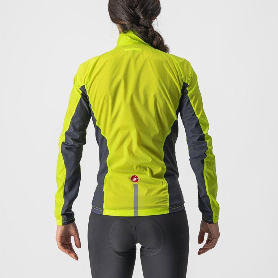 Castelli SQUADRA STRETCH W レディース 保護 ライト緑 暗グレー | 247068-SCJ