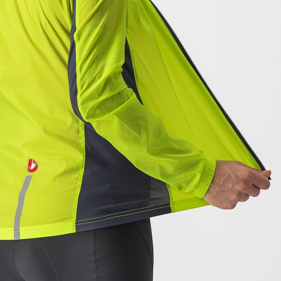 Castelli SQUADRA STRETCH W レディース 保護 ライト緑 暗グレー | 247068-SCJ