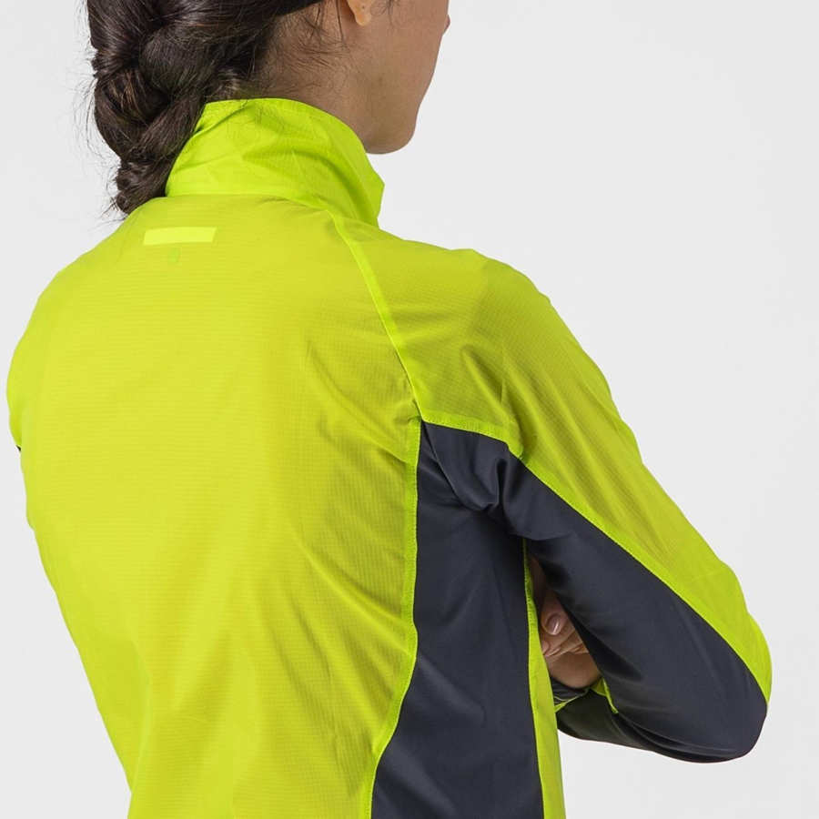 Castelli SQUADRA STRETCH W レディース 保護 ライト緑 暗グレー | 247068-SCJ