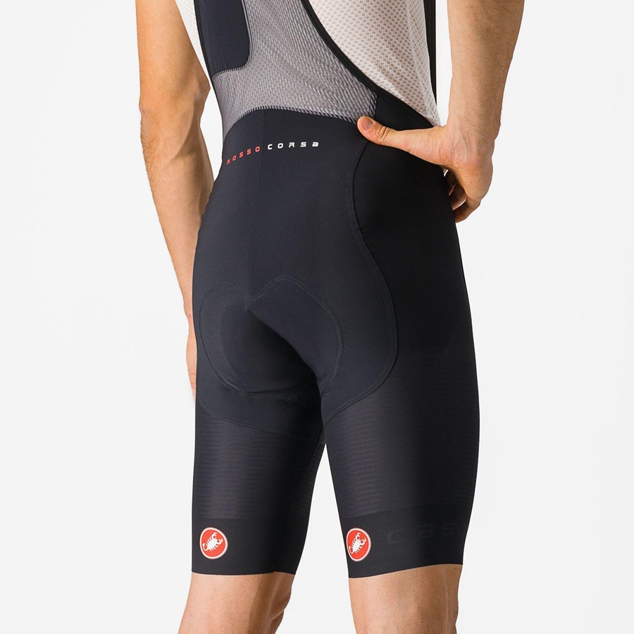 Castelli SUPERLEGGERA メンズ ビブショーツ 黒 | 014672-BIV