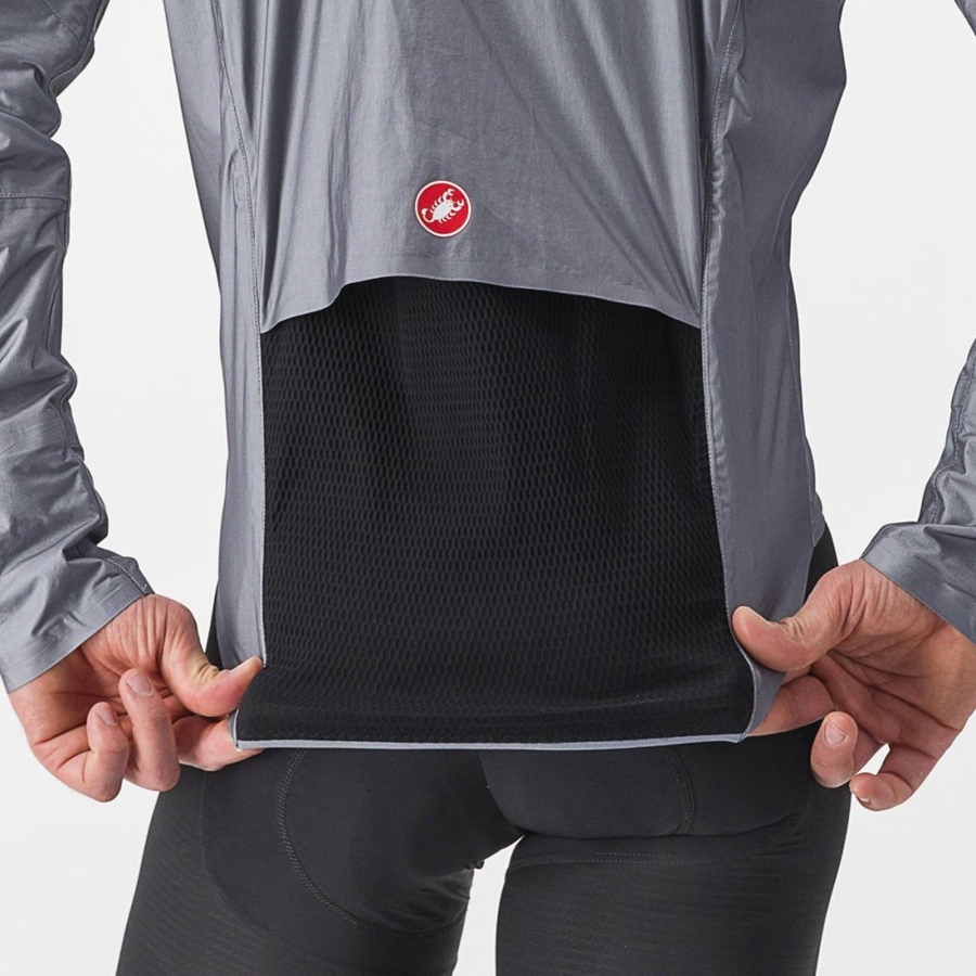 Castelli TEMPESTA LITE メンズ 保護 グレー | 261480-AFZ