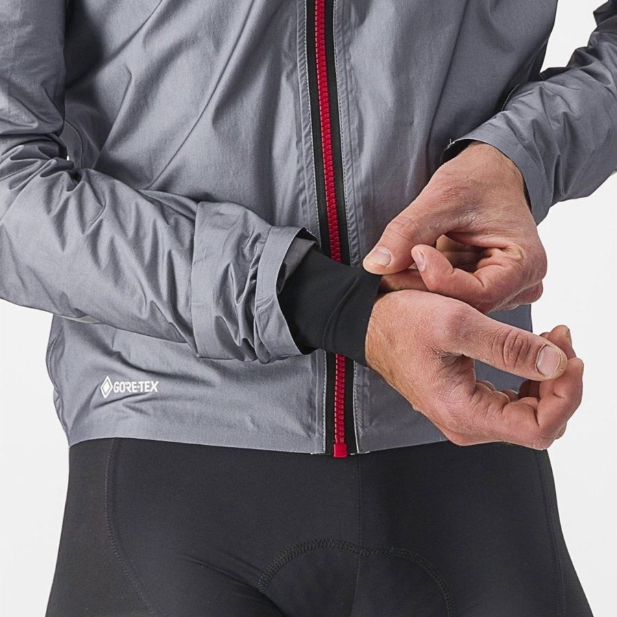 Castelli TEMPESTA LITE メンズ 保護 グレー | 261480-AFZ