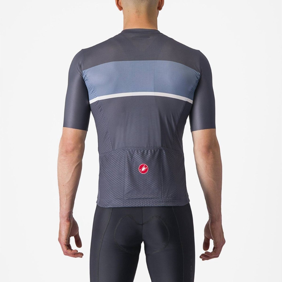 Castelli TRADIZIONE メンズ ユニフォーム 青 ライトグレー 青 | 319402-ROT