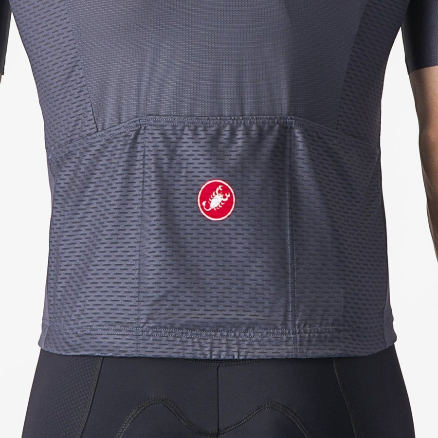 Castelli TRADIZIONE メンズ ユニフォーム 青 ライトグレー 青 | 319402-ROT